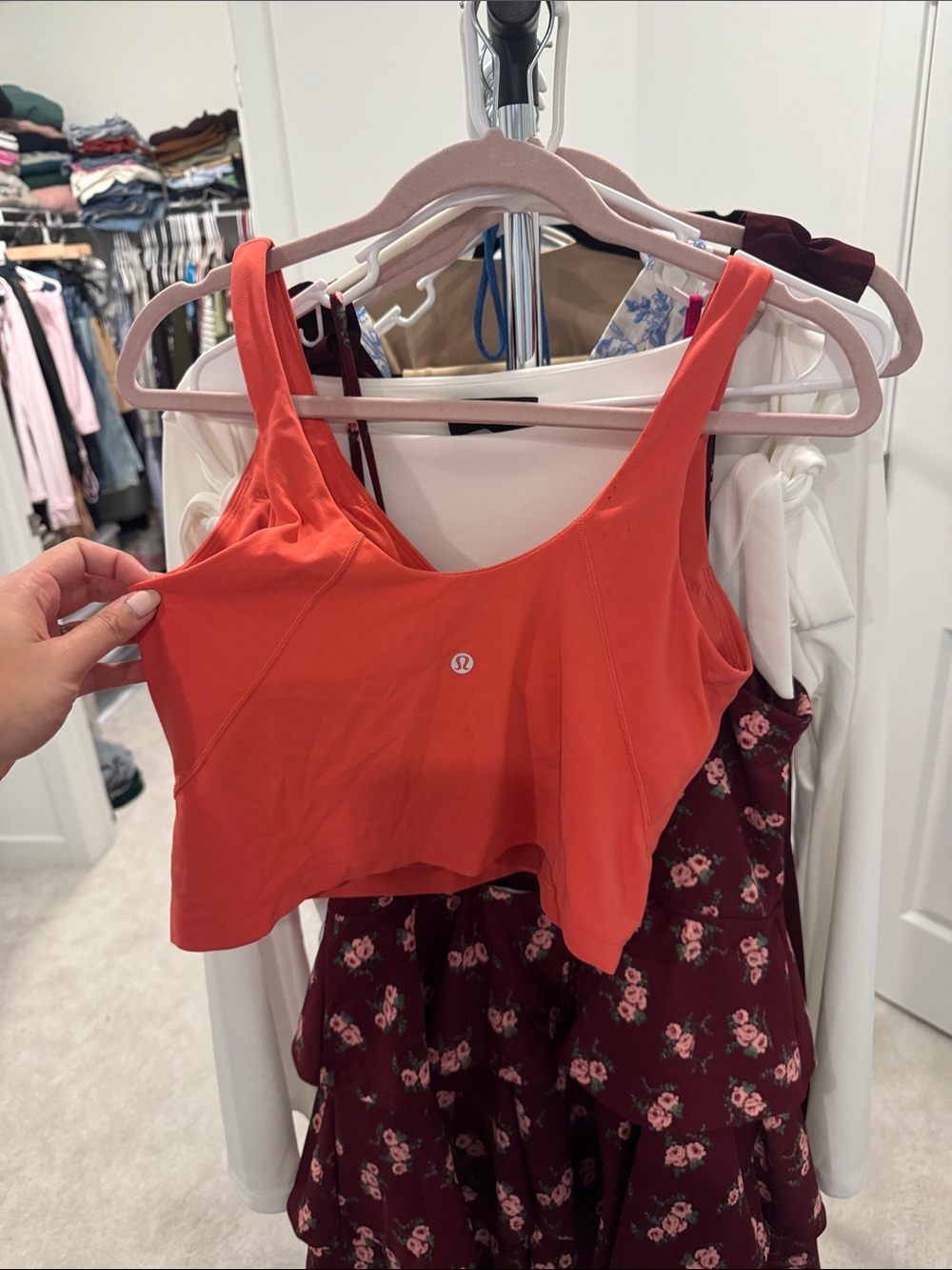 lululemon athletica Coral Scoop-Back Align Tank
